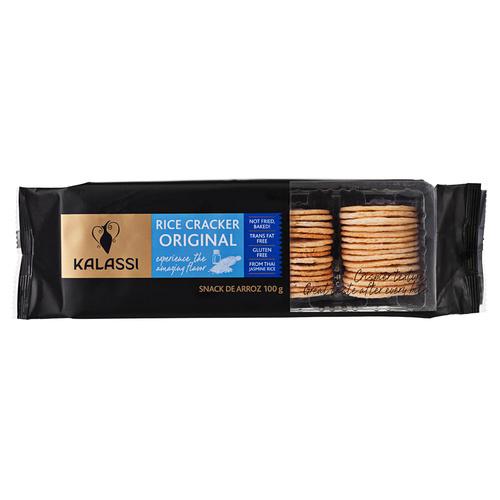 BISCOITO KALASSI RICE CRACKER ORIG 100G