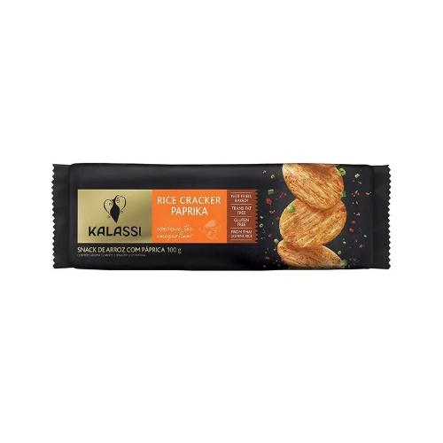 BISCOITO KALASSI RICE CRACKER PAPRIKA 100G