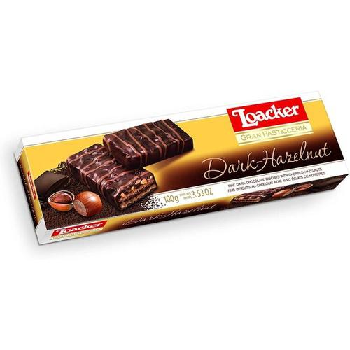 BISCOITO LOACKER GRAN PAST DARK HAZELN100G