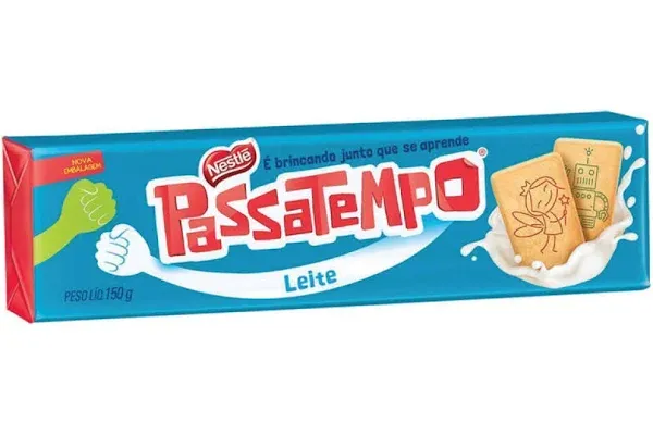 BISCOITO PASSATEMPO AO LEITE 150G