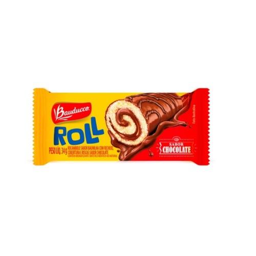 BOLINHO ROLL CHOCOLATE BAUDUCCO 34G
