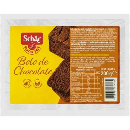 BOLO CHOCOLATE SCHAR 200G
