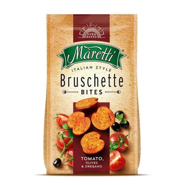 BRUSCHETTA BUL MARETTI TOMATE OLIVE ORÉGANO 90G