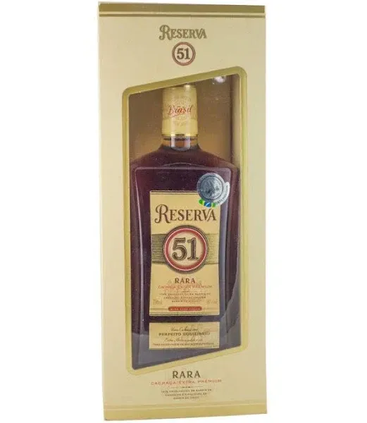 CACHAÇA PIRASSUNUNGA 51 RARA RESERVA 700ML