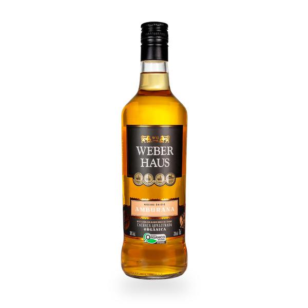 CACHAÇA WEBER HAUS AMBURANA 700ML