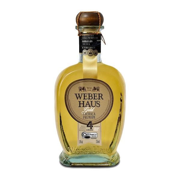 CACHAÇA WEBER HAUS GOLD 4A 750ML