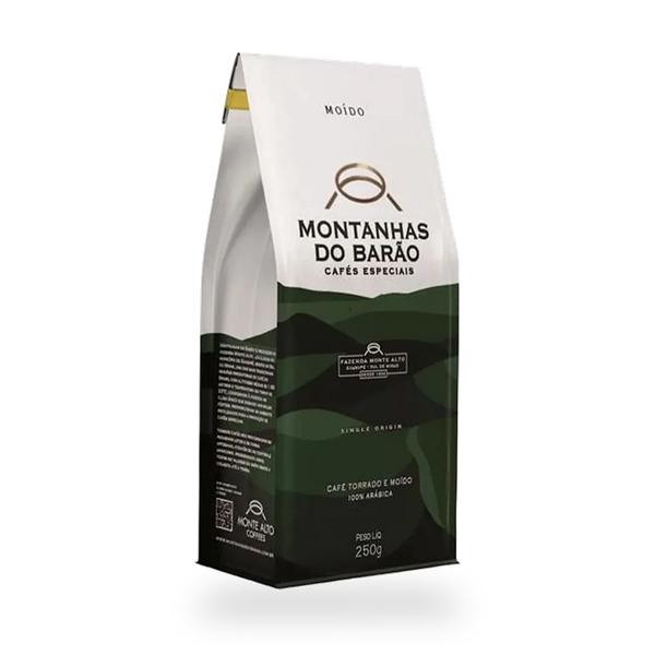 CAFÉ MONTANHAS DO BARÃO TORRADO E MOÍDO 250G