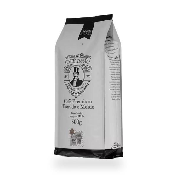 CAFÉ MONTANHAS DO BARÃO TORRADO E MOÍDO 500G