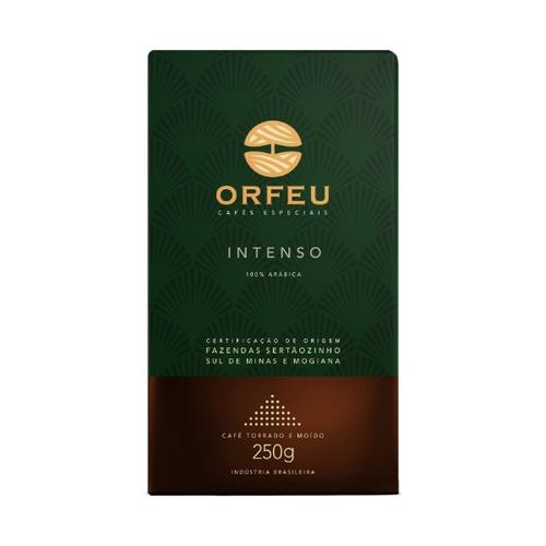 CAFÉ TORRADO MOÍDO INTENSO ORFEU 250G