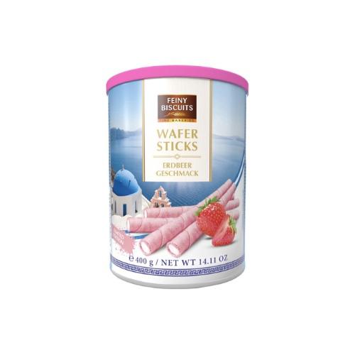 CANUDO WAFER COM CREME MORANGO 400G