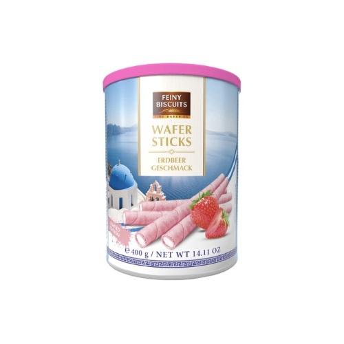CANUDO WAFER COM CREME MORANGO 400G
