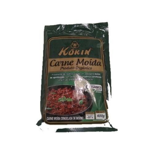 CARNE MOÍDA BOVINA ORGÂNICA KORIN 400G