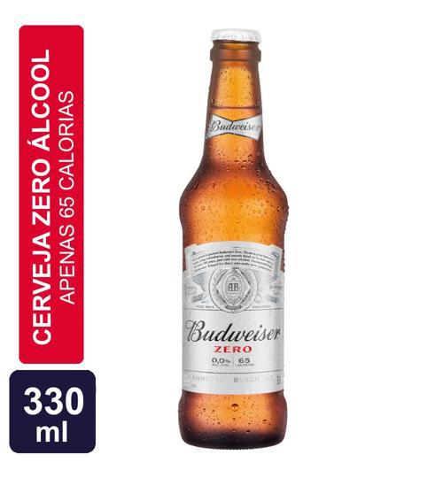 CERVEJA BUDWEISER ZERO ÁLCOOL 330ML