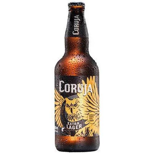 CERVEJA CORUJA STRIX EXTRA LAGER GARRAFA 500ML