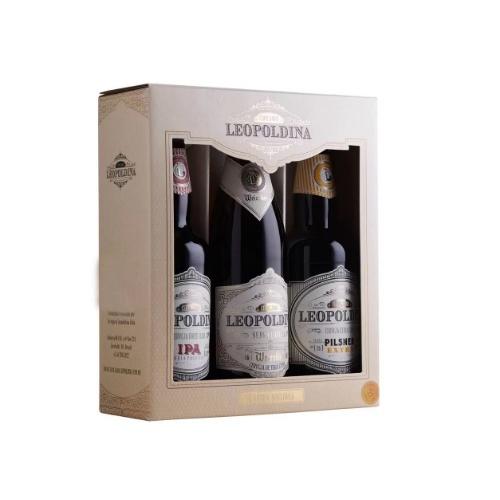 CERVEJA KIT LEOPOLDINA 3 GARRAFAS 500ML SORTIDAS