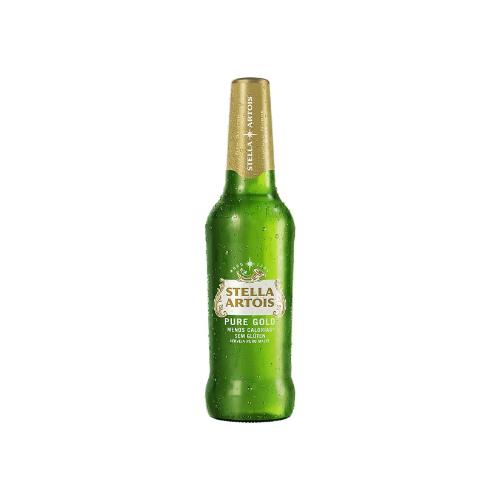 CERVEJA STELLA ARTOIS SEM GLÚTEN PURE GOLD 330ML