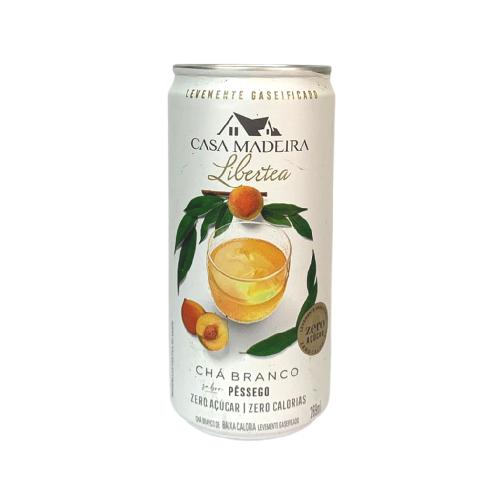 CHÁ BRANCO COM PÊSSEGO CASA MADEIRA LATA 269ML