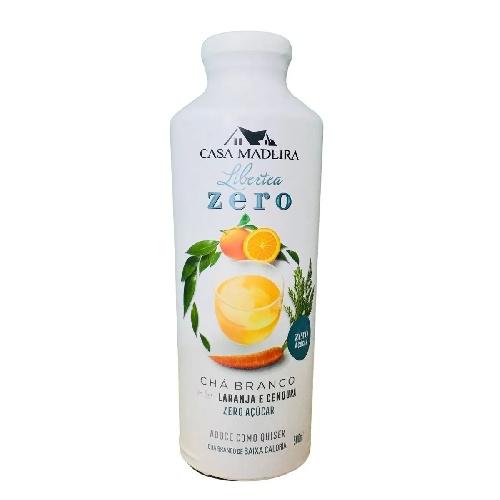 CHÁ BRANCO ZERO COM LARANJA E CENOURA CASA MADEIRA 500ML