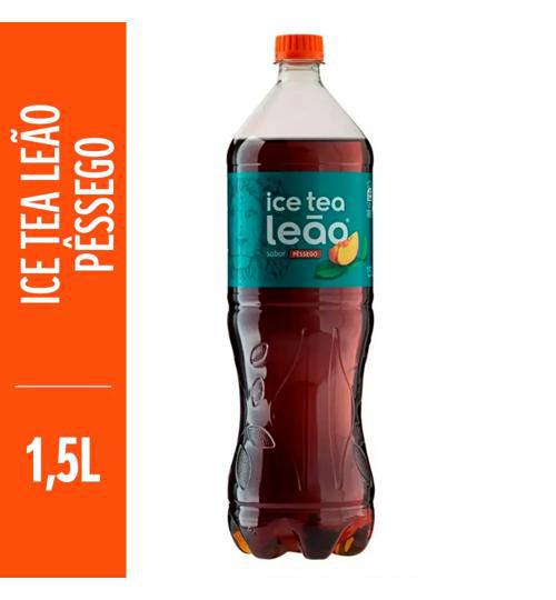 CHÁ LEÃO ICE TEA PESSEGO 1,5L