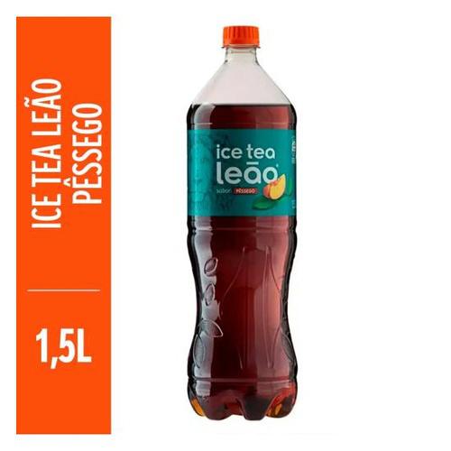CHÁ LEÃO ICE TEA PESSEGO 1,5L