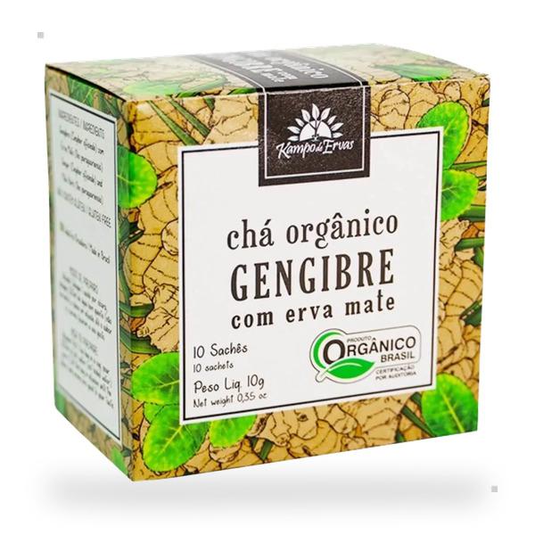 CHÁ ORGÂNICO GENG E MATE KAMPO DE ERVAS 11G