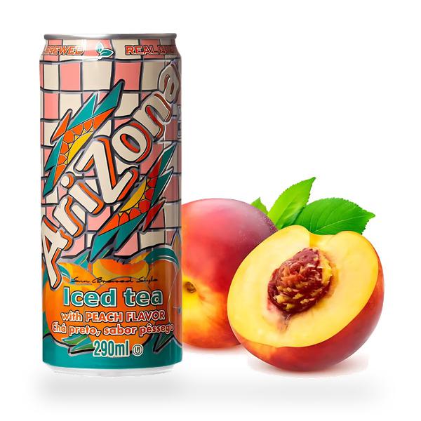 CHÁ PRETO ARIZONA PÊSSEGO LT 290ML