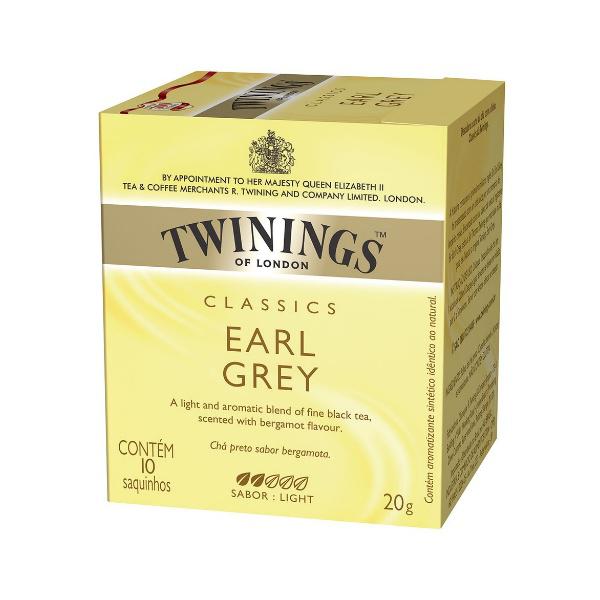 CHÁ PRETO TWININGS EARL GREY 20GR