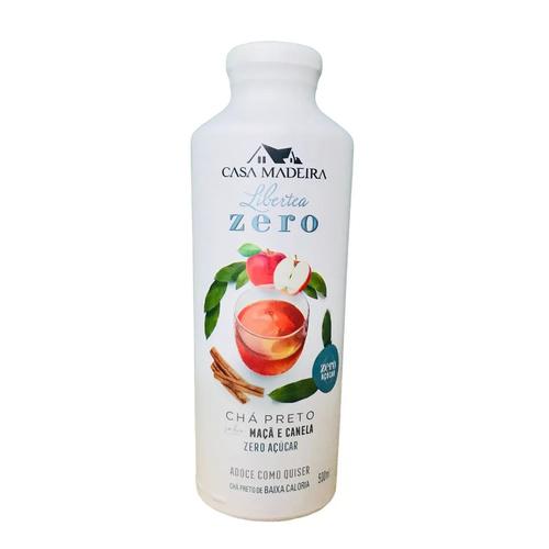 CHÁ PRETO ZERO COM MAÇA E CANELA CASA MADEIRA 500ML