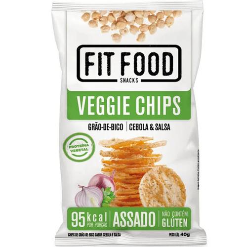 CHIPS VEGGIE CEBOLA SALSA FIT FOOD 40G