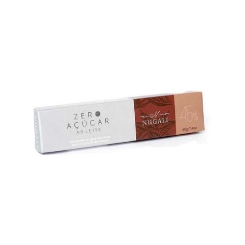 CHOCOLATE 45 AO LEITE NUGALI SEM GLÚTEN 40G