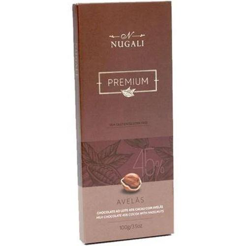 CHOCOLATE AVELÃS NUGALI BARRA 100G
