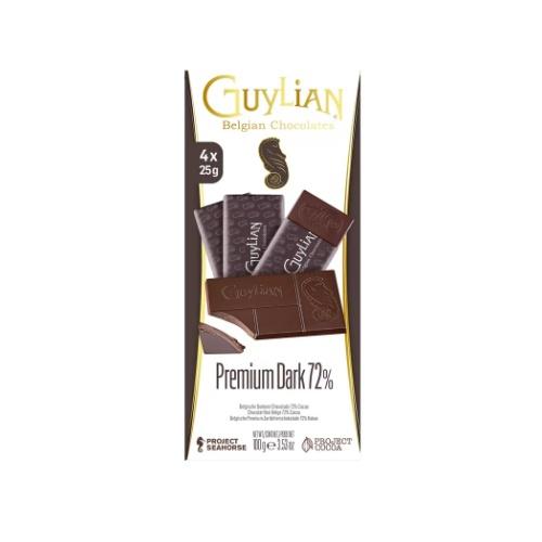 CHOCOLATE BELGA GUYLIAN 72% DARK 100G