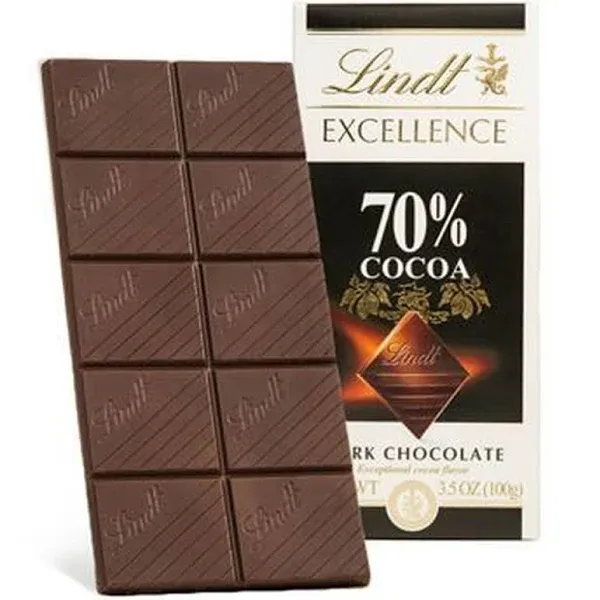 CHOCOLATE LINDT DARK EXCELLENCE 70% COCOA 100GR