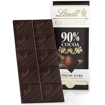 CHOCOLATE LINDT EXCELL 90% COCOA 100GR