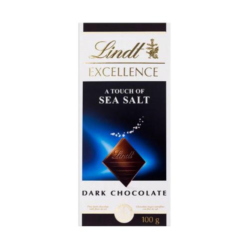 CHOCOLATE LINDT EXCELLENCE FLOR DE SAL DARK 100G