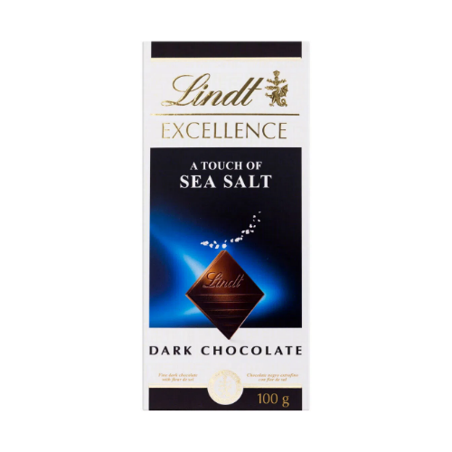 CHOCOLATE LINDT EXCELLENCE FLOR DE SAL DARK 100G