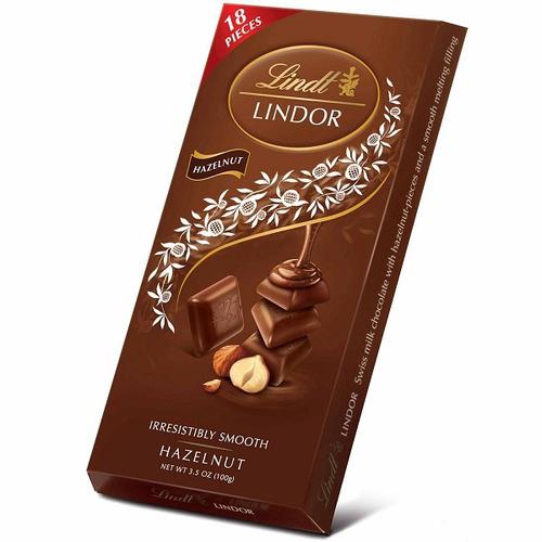 CHOCOLATE LINDT HAZELNLINDOR SINGLE 100GR