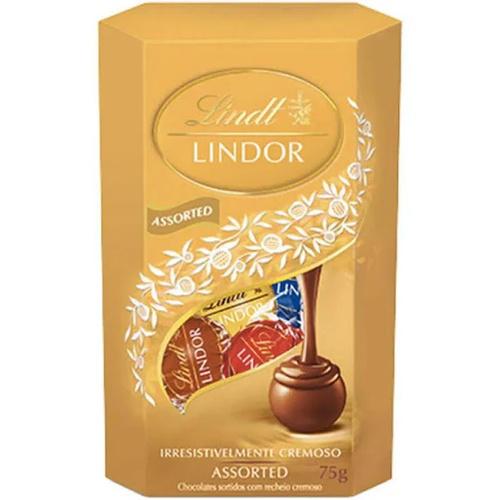 CHOCOLATE LINDT LINDOR ASSORTED BALLS 75G
