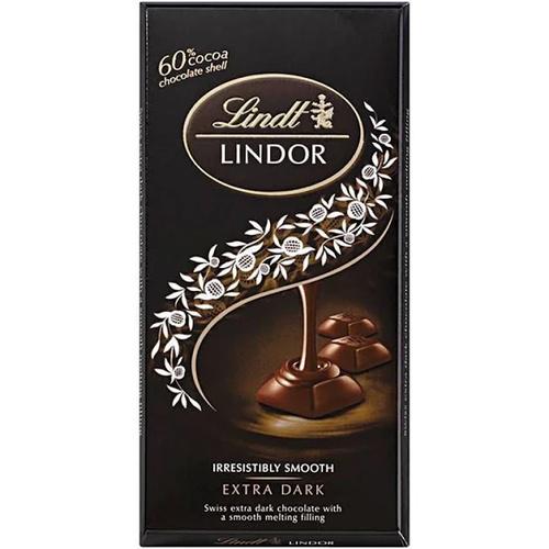 CHOCOLATE LINDT LINDOR DARK 60% SINGLE 100G