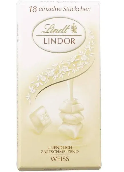 CHOCOLATE LINDT WHITE 100GR