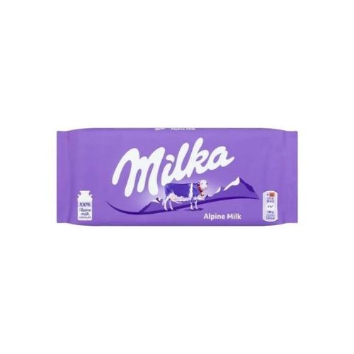 CHOCOLATE MILKA WHOLE HAZELNUTS 90G