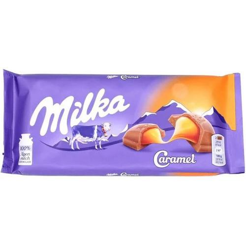 CHOCOLATE MILKA CARAMEL CREME 100G