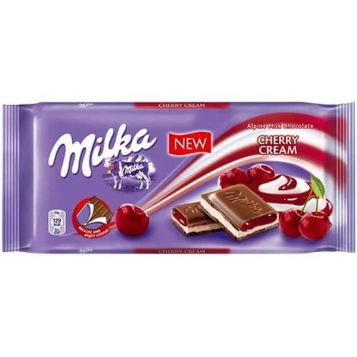 CHOCOLATE MILKA CHERRY CREME MILKA 100G