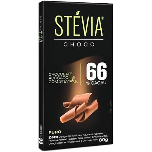 CHOCOLATE STÉVIA 66 80G