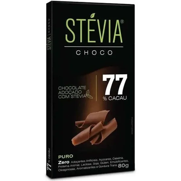CHOCOLATE STÉVIA 77 80G