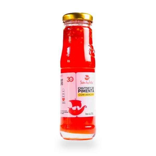 CHUTNEY PIMENT COM ABACAXI SABORES DAS INDIAS 210G