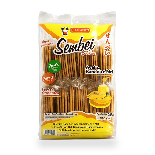 COOKIE SEMBEI AVEIA BANANA E MEL SAPPORO 260G