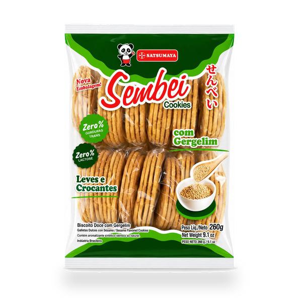 COOKIE SEMBEI COM GERGELIM SAPPORO 260G