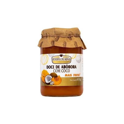 DOCE ABÓBORA COM COCO RESERVA DE MINAS 650G