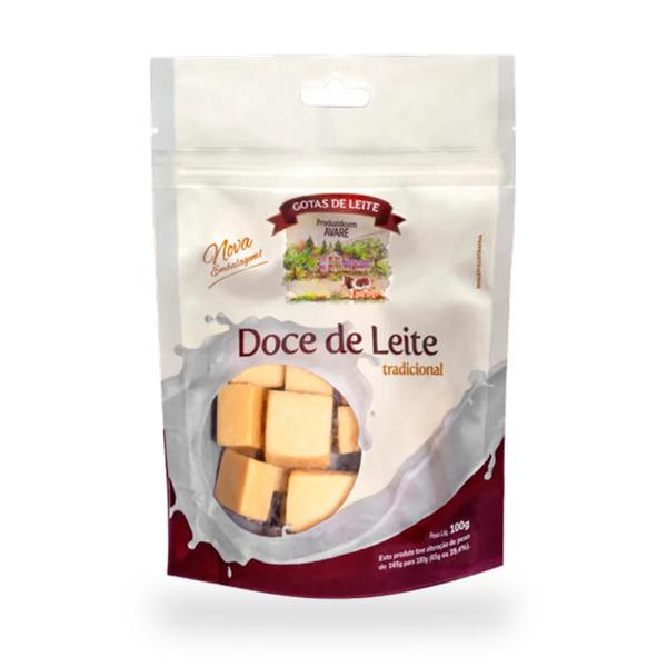 DOCE DE LEITE TABLETE TRADICIONAL GOTAS DE LEITE 100GR